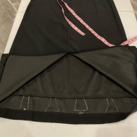 Vtg Bobbie Brooks Jumper Maxi Dress Sleeveless Black Faux Suede Women’s Med 8-10 - Picture 12 of 14